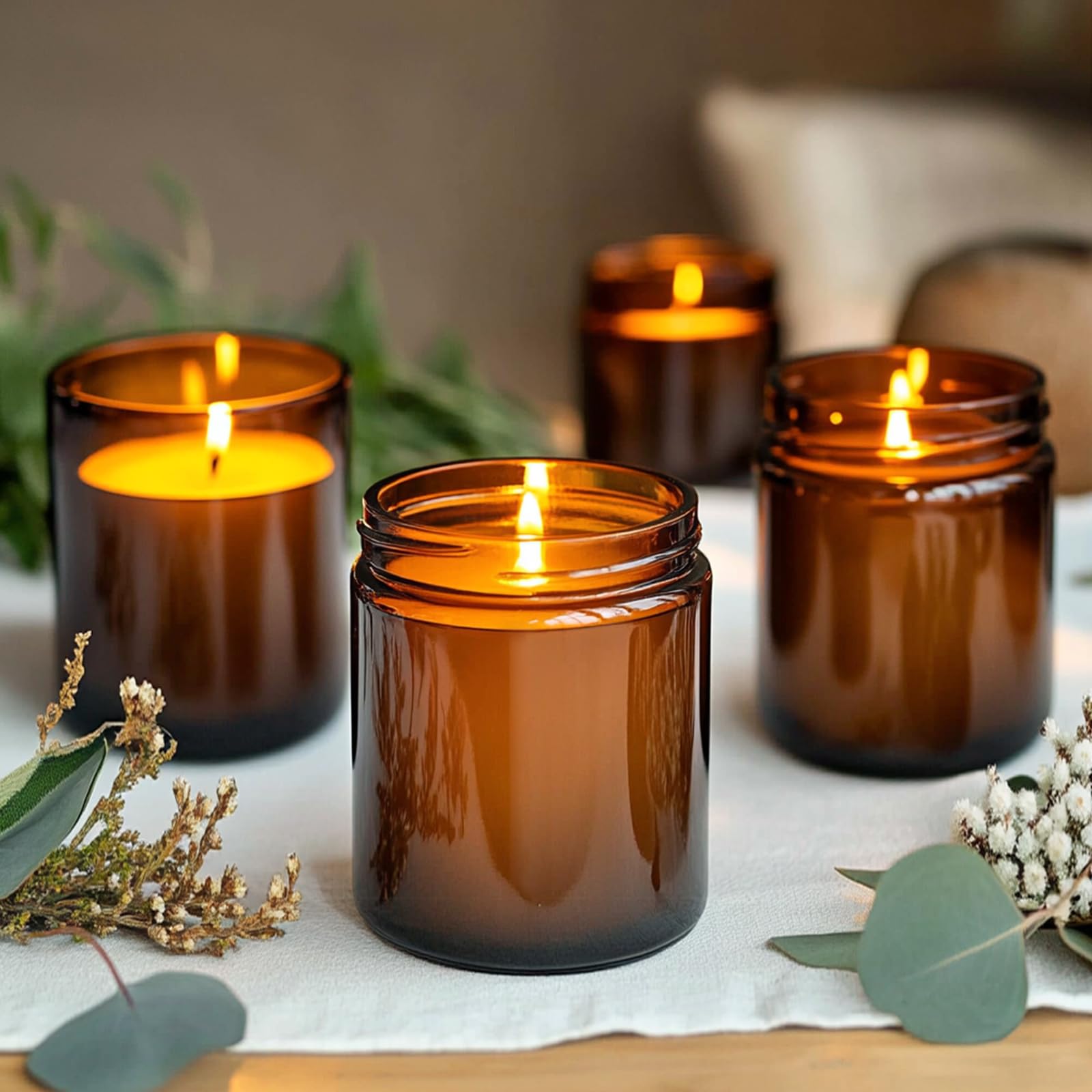 Empaque resistente KEYWING 8 oz para envío seguro de velas y cosméticos