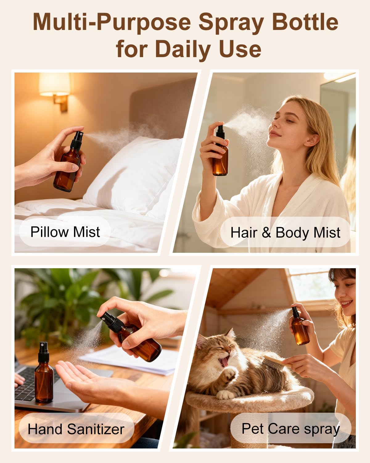 KEYWING set de 35 frascos 4oz, compacto para viajes.