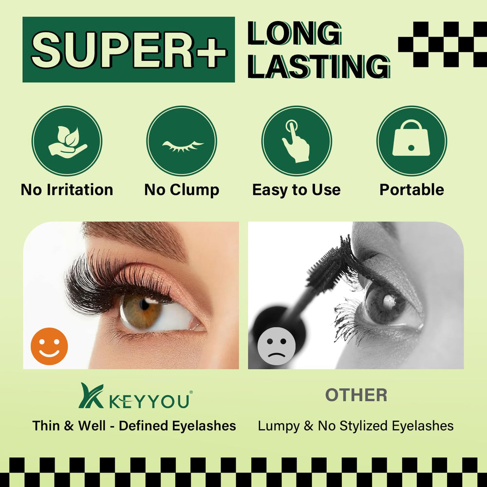 KEYYOU 10ml bottle packaging shown for the lash bond and seal duo