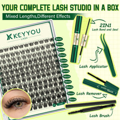 KEYYOU adhesivo Bond and Lock para fijación de pestañas