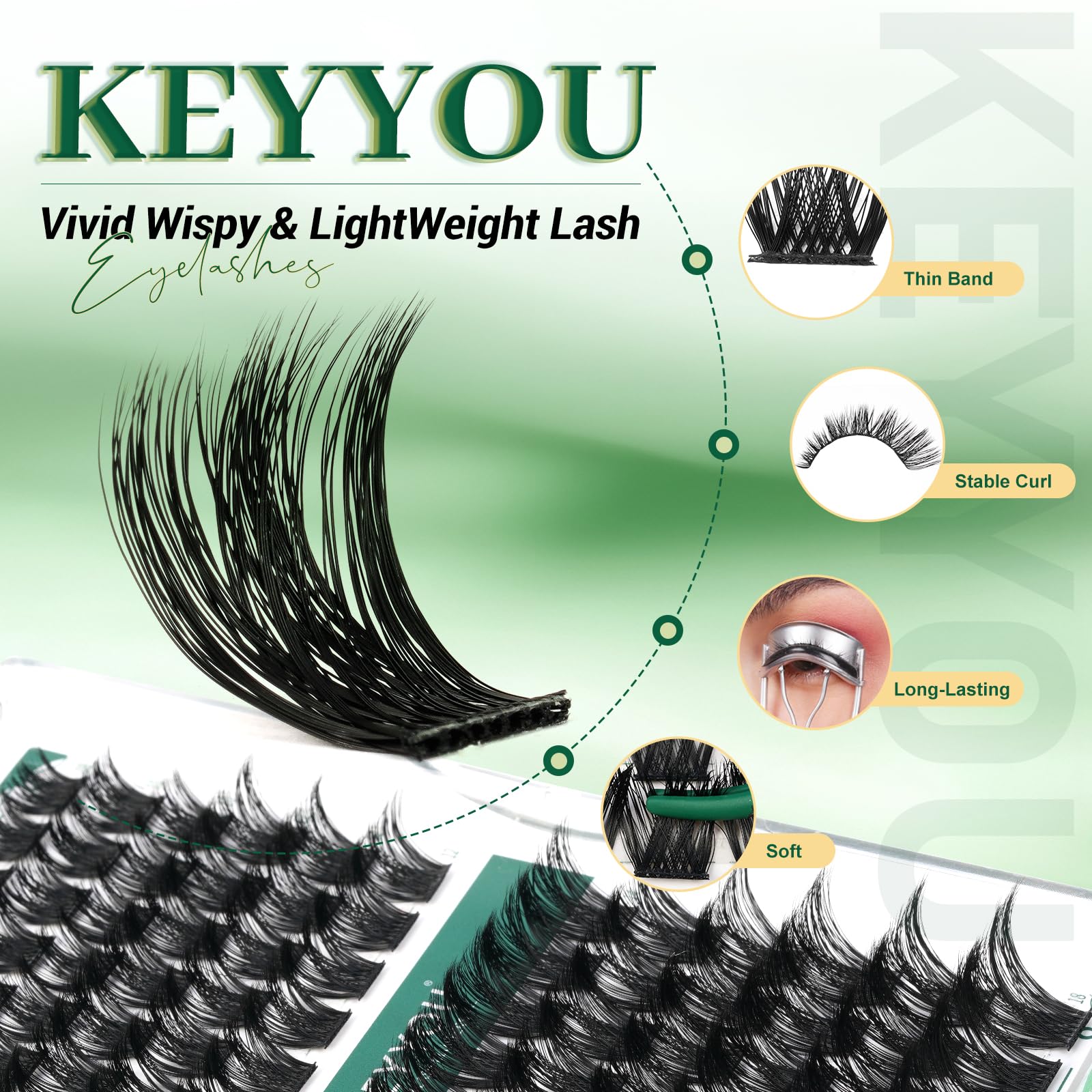 KEYYOU Materiales suaves realistas, sin plástico para uso diario.
