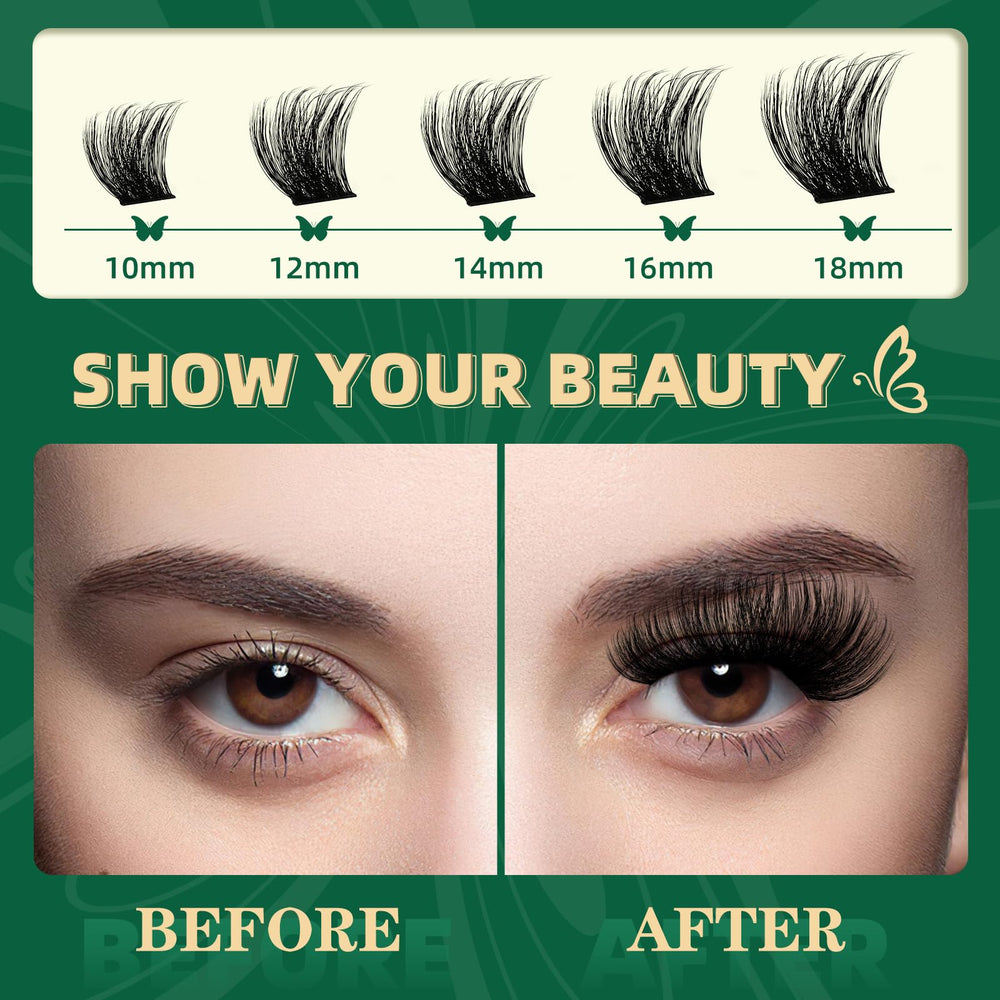 KEYYOU clústeres suaves y ligeros para una mirada natural
