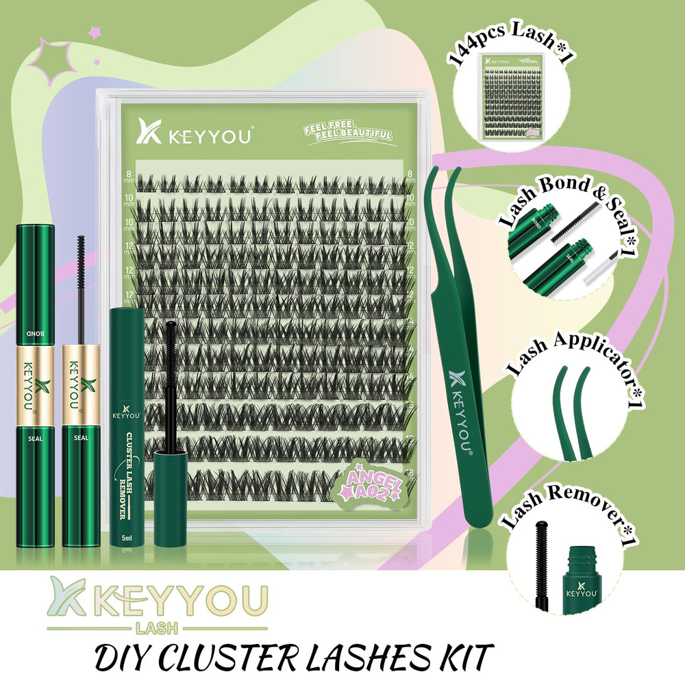 KEYYOU LASH pegamento: adhesivo de fijación hasta 72 horas.
