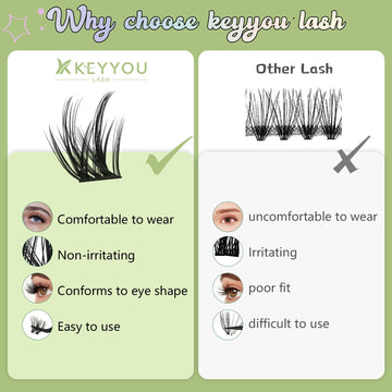 KEYYOU LASH pinzas profesionales para aplicar y ajustar pestañas.