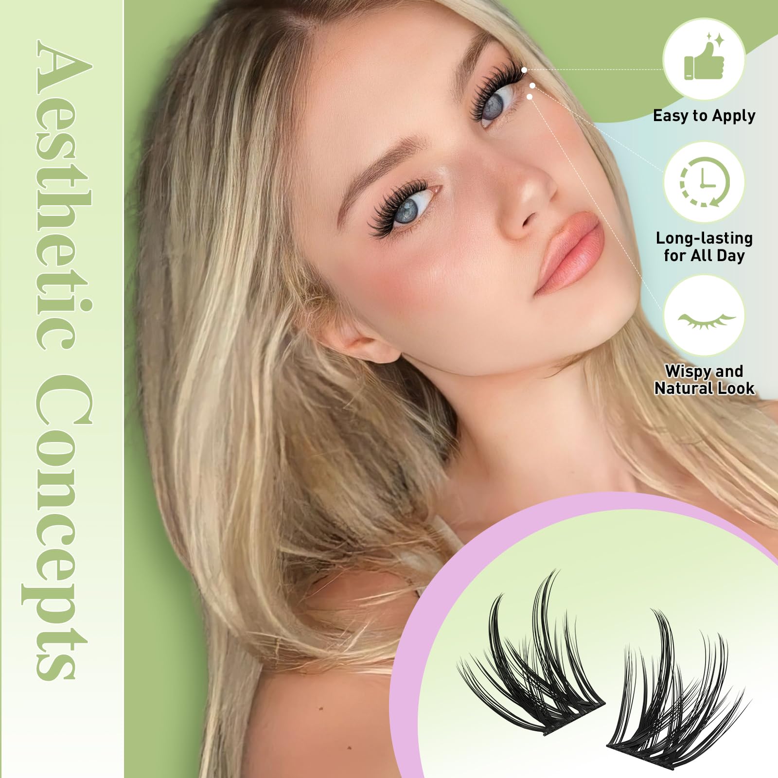 KEYYOU LASH sellador para un acabado duradero.