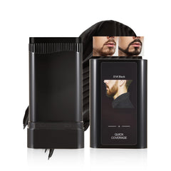 KGAJSGH Toque de Barba con cepillo integrado para cobertura rápida de canas.