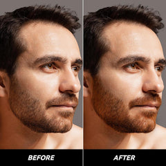 KGAJSGH crema cubriente para barba tono negro, aplicación suave