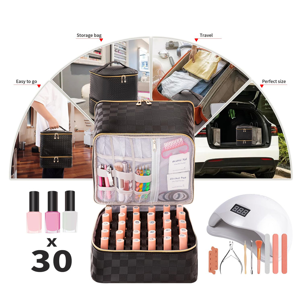 KGMCARE caja con luz uv interior para manicura precisa y eficiente.