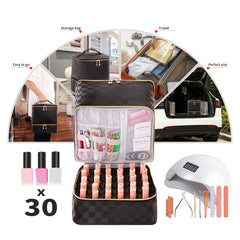 KGMCARE caja con luz uv interior para manicura precisa y eficiente.