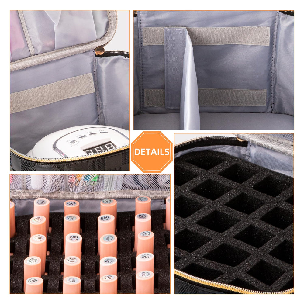KGMCARE diseño portátil para viaje, ideal para llevar todo en un solo estuche.