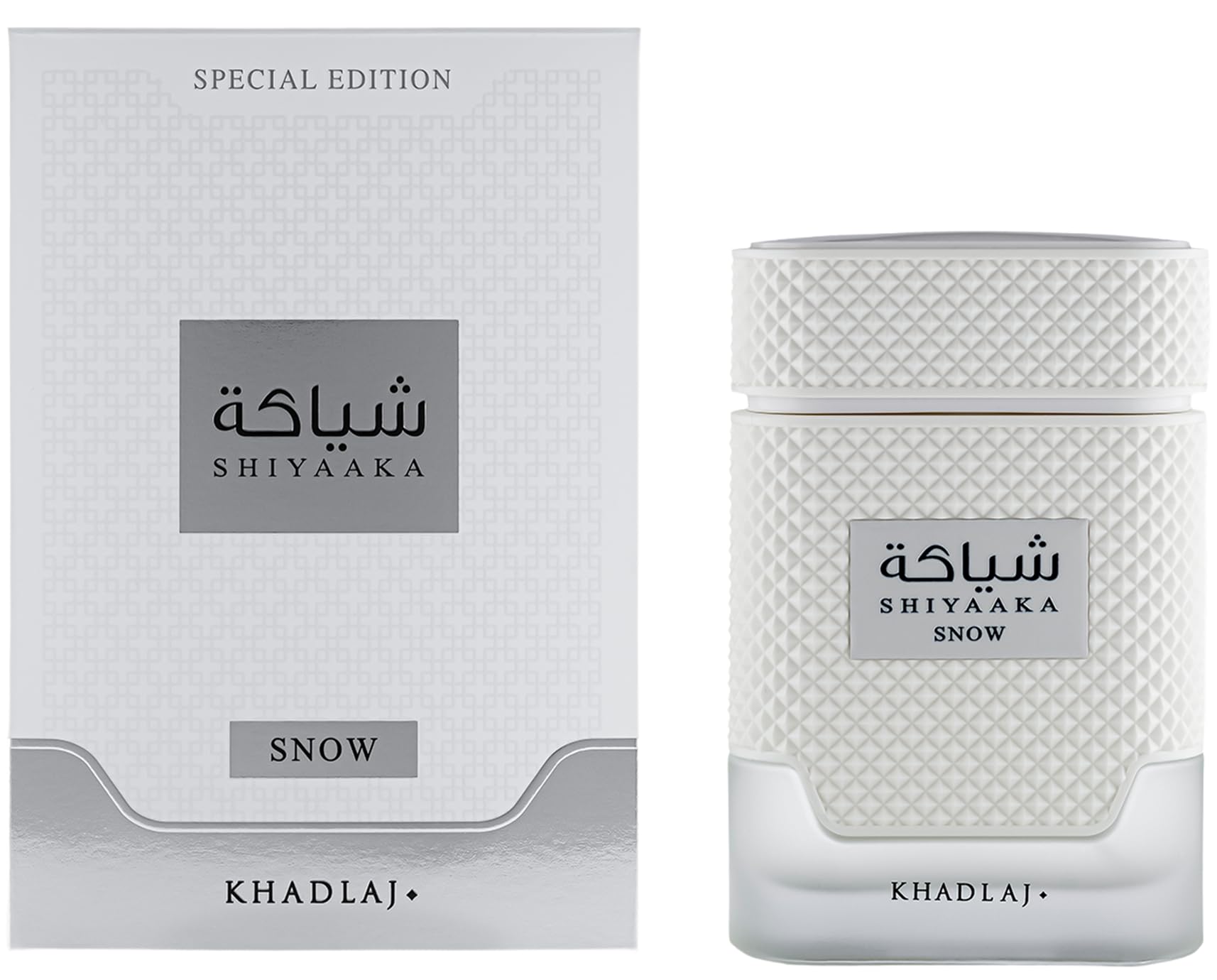 KHADLAJ PERFUMES Shiyaaka Snow: corazón neroli y pimienta rosa para una sensación sofisticada