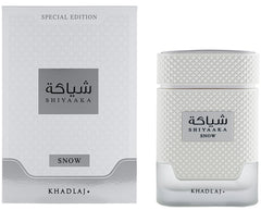 KHADLAJ PERFUMES Shiyaaka Snow: corazón neroli y pimienta rosa para una sensación sofisticada