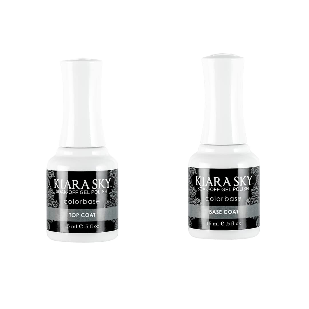 Kiara Sky Base Coat en action, application facilitant l’adhérence sans abîmer l’ongle.