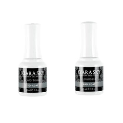 Kiara Sky Base Coat en action, application facilitant l’adhérence sans abîmer l’ongle.