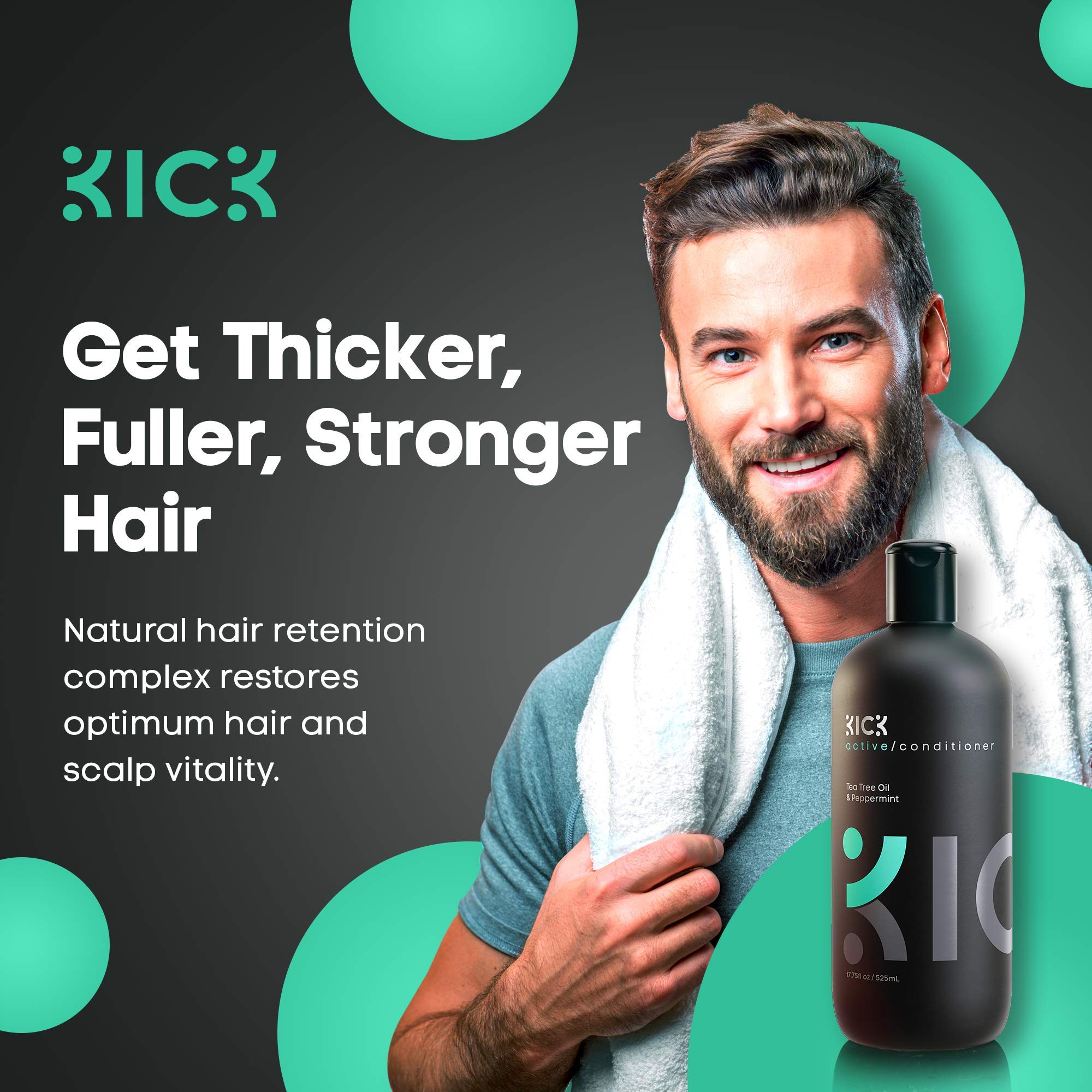 Textura cremosa de Kick Tea Tree Peppermint para un tratamiento suave.