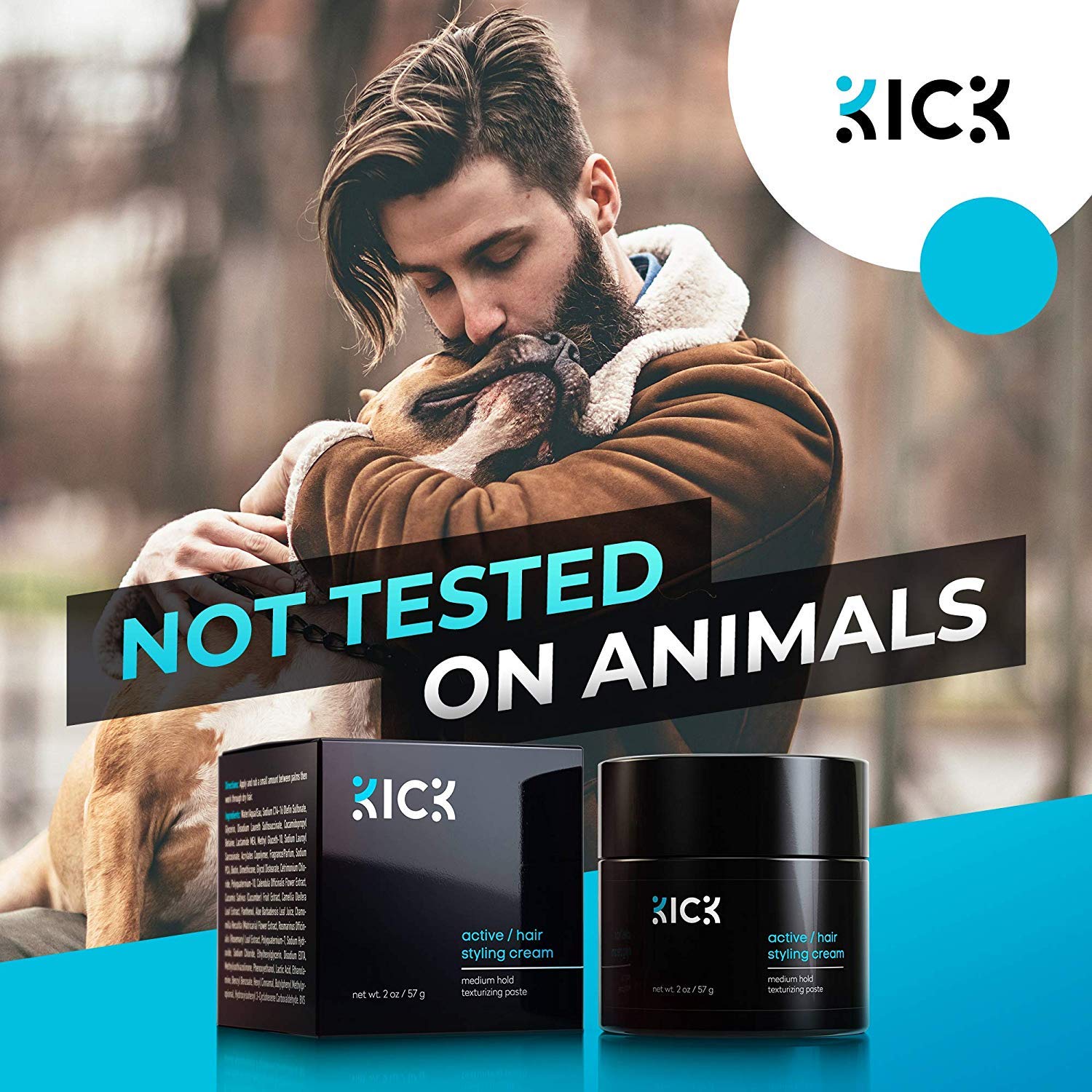 Kick crema fabricada en Estados Unidos y con garantía.