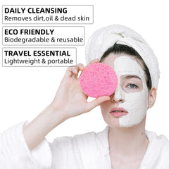 Textura natural de esponja de celulosa Kickleen, exfoliación suave