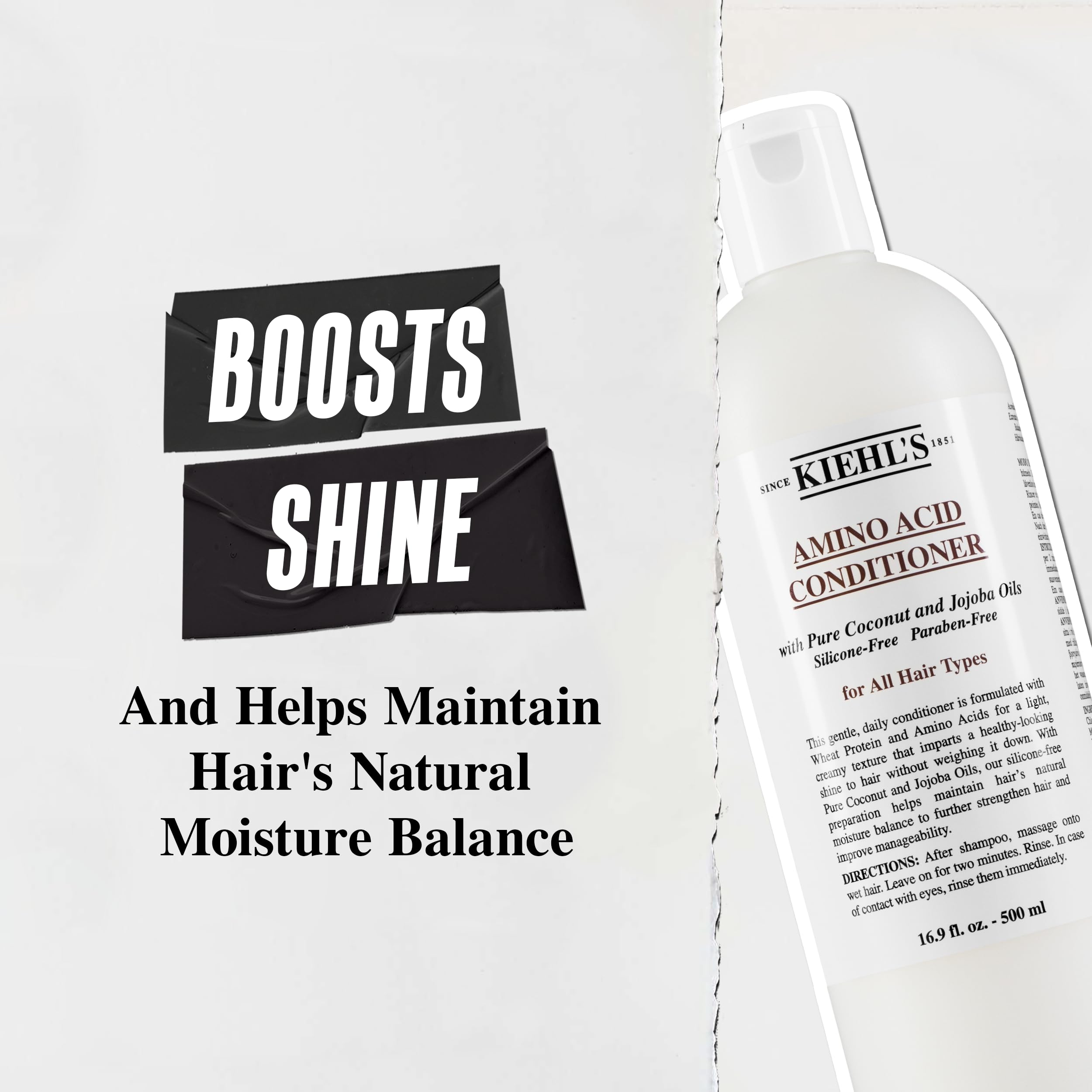 Kiehl's Amino Acid Conditioner con aceite de coco y jojoba para nutrición
