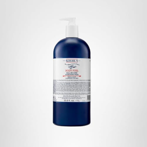 Envase de Kiehl's Body Fuel de 1000 ml para uso diario.