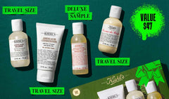 Kiehl's Body Lotion travel-size nourishes skin for everyday softness.