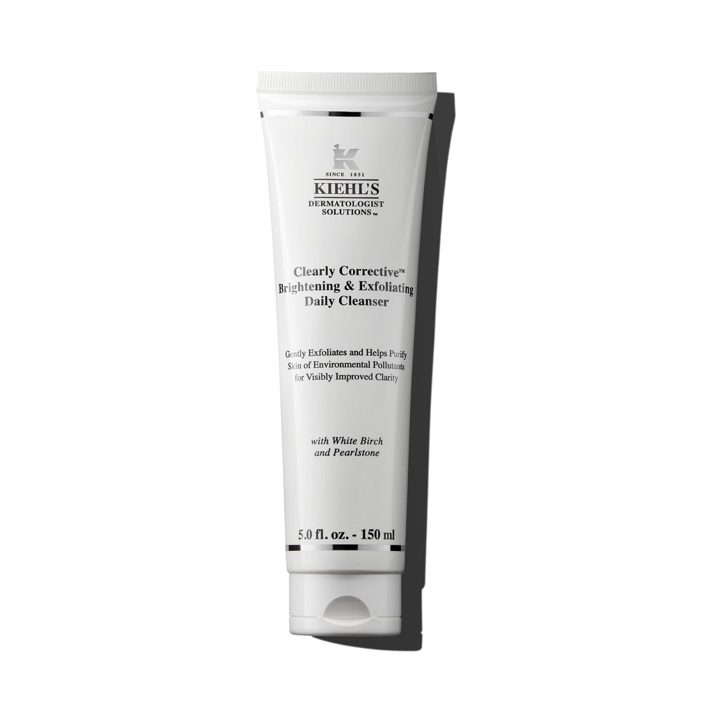 Kiehl's Clearly Corrective bouteille visible, purification douce des impuretés.