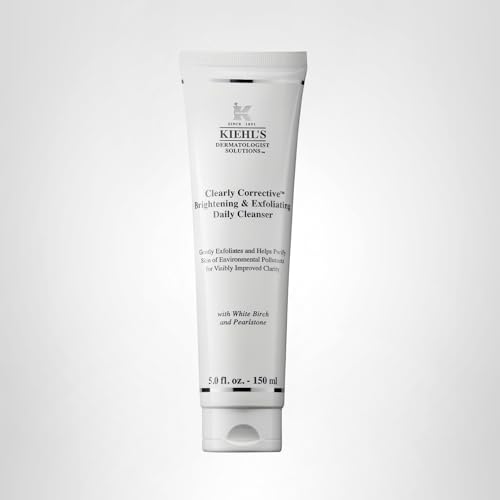 Utilisation matin et soir avec Kiehl's Clearly Corrective pour une routine douce.