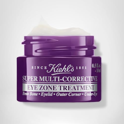 Kiehl's, crema para ojos, envase de 0,5 oz, ideal para viaje.