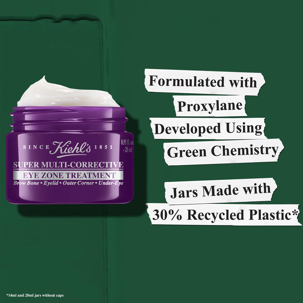 Kiehl's, crema para ojos, textura cremosa para uso diario.