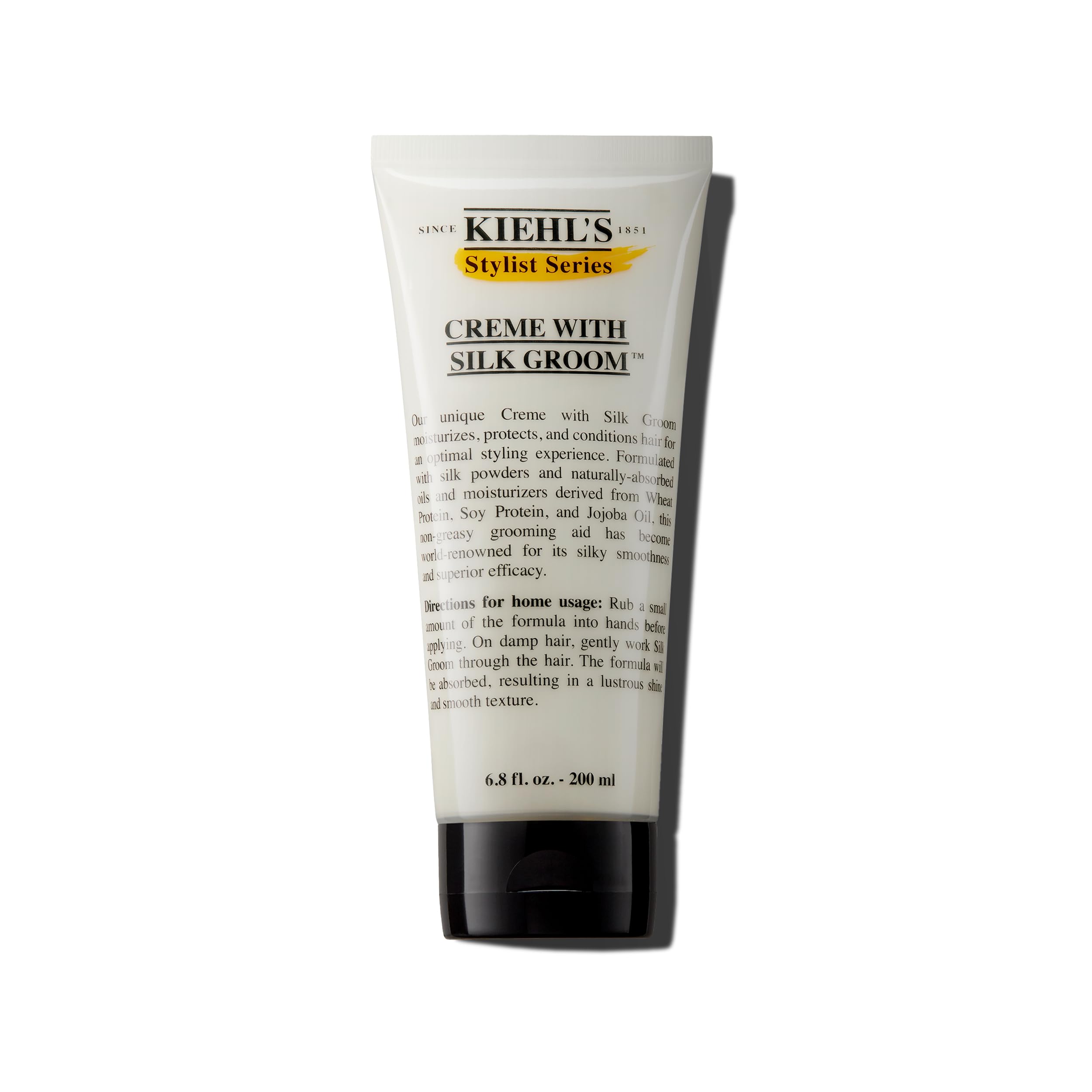 Kiehl's crema sedosa para peinado, cabello suave y sin grasa.