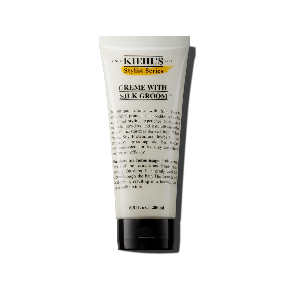 Kiehl's crema sedosa para peinado, cabello suave y sin grasa.