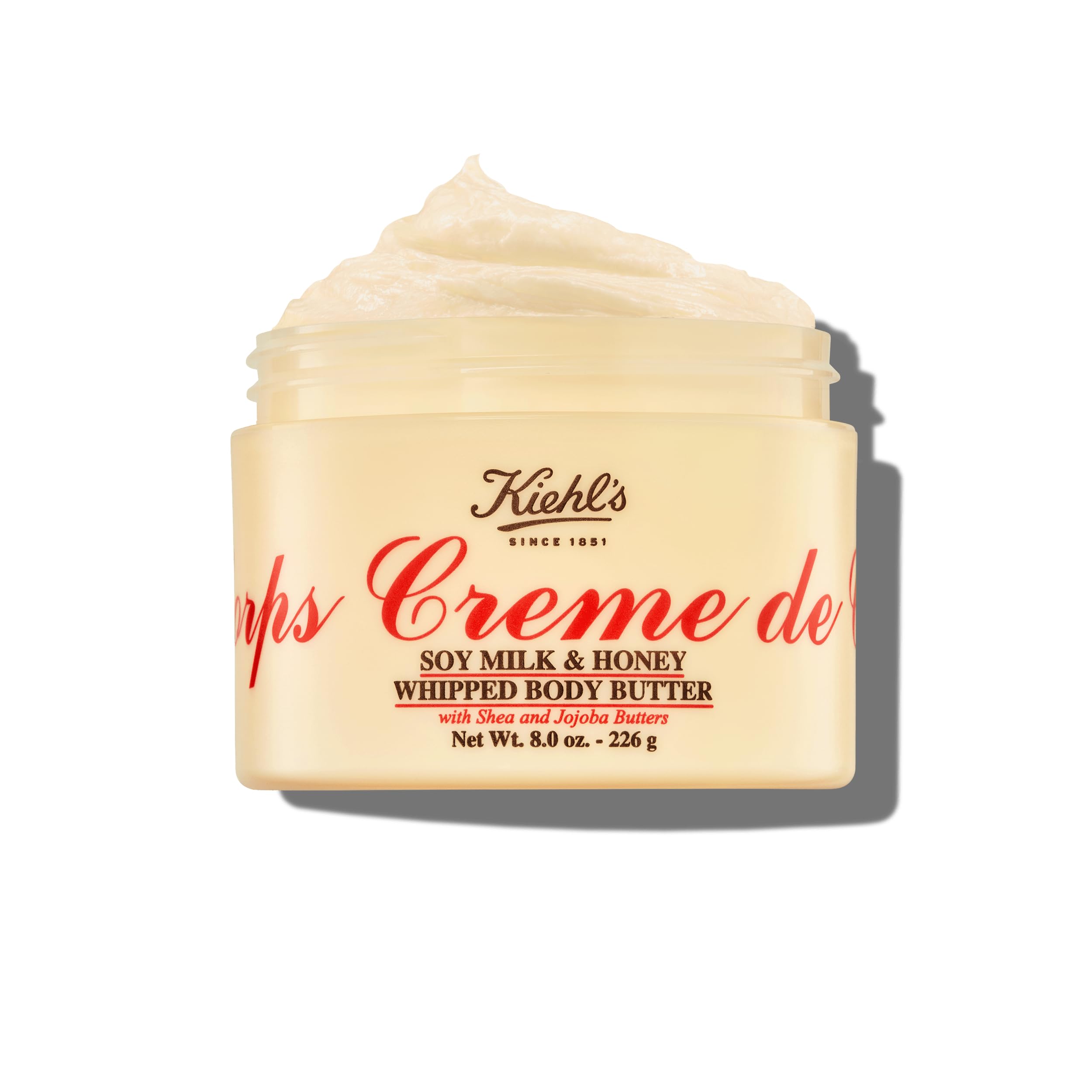 Kiehl's Crema de Cuerpo Batida, envase práctico para uso diario.