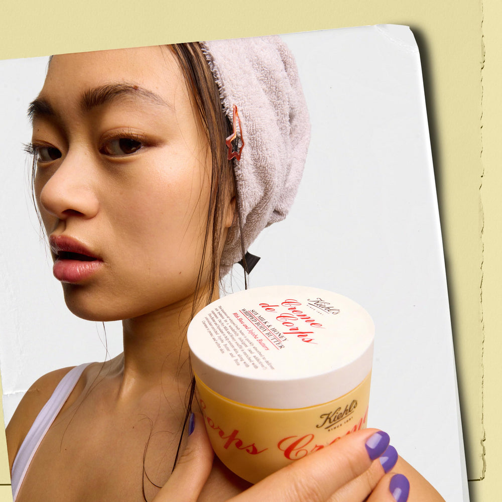 Kiehl's Crema de Cuerpo Batida, hidratación de 24 horas para piel flexible.