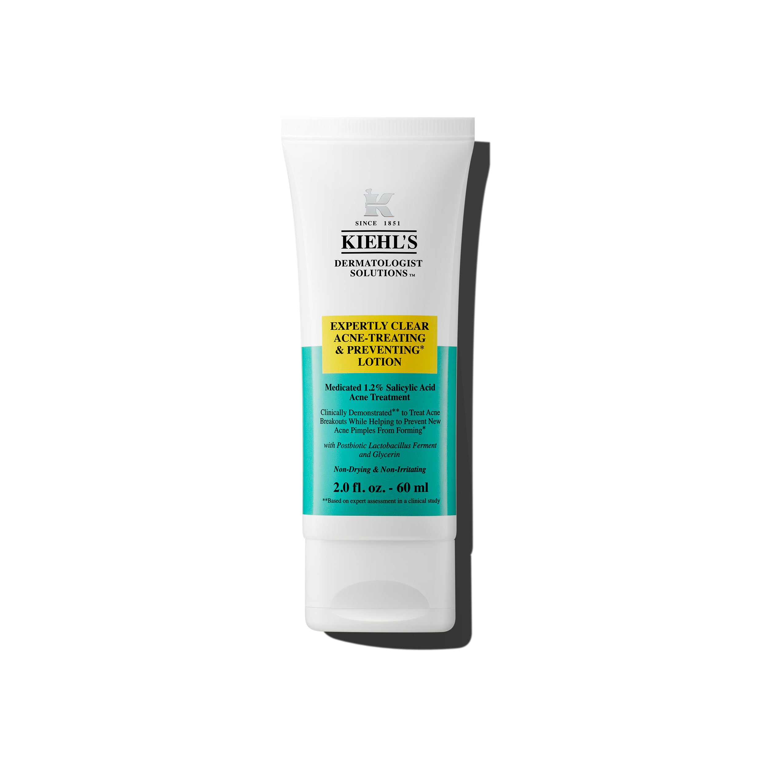 Kiehl's Expertly Clear botella con ácido salicílico para piel clara