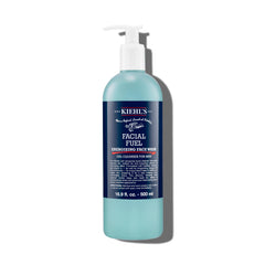 Kiehl's Facial Fuel, bote frontal, efecto revitalizante para piel cansada.