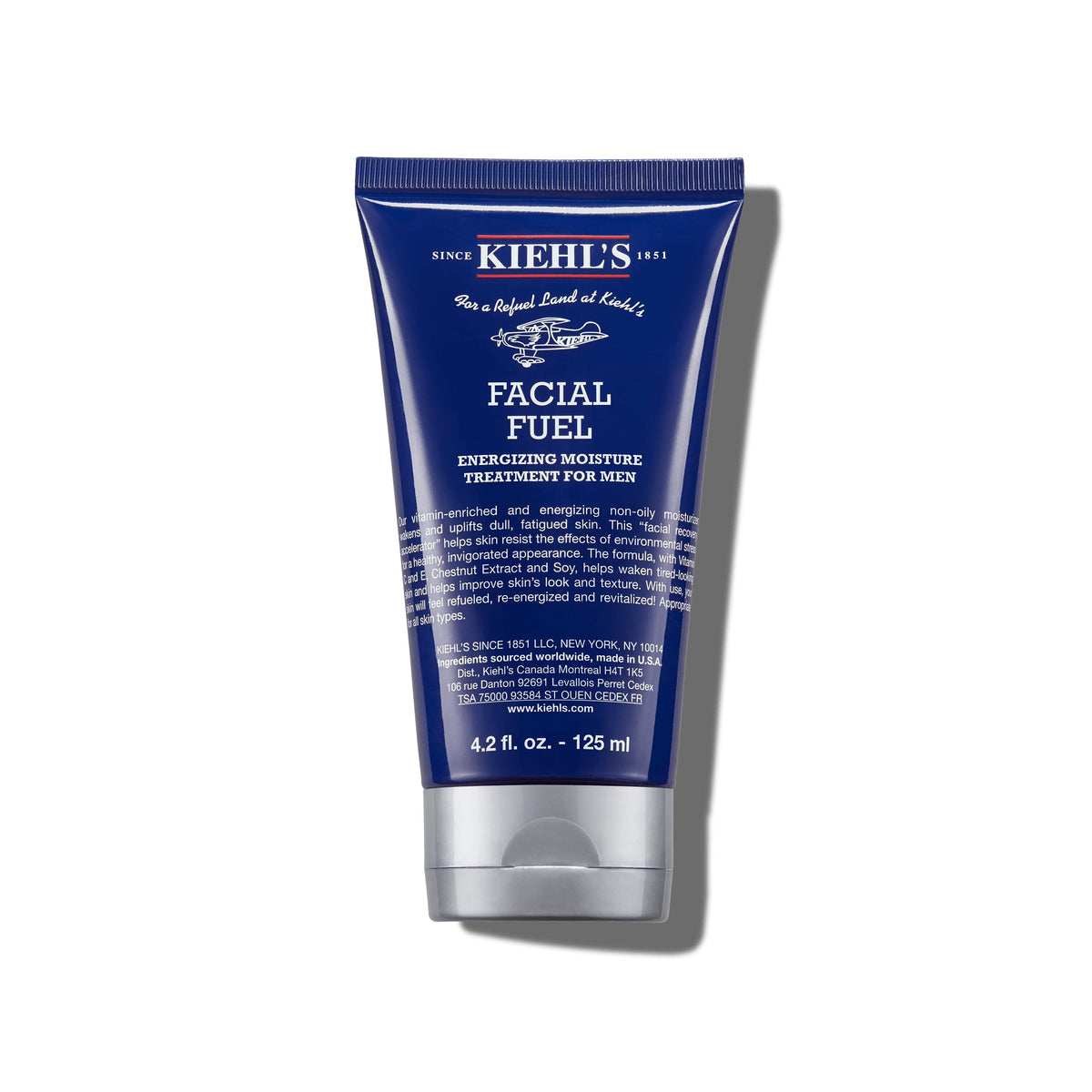 Kiehl's Facial Fuel: botella lista para energizar la piel masculina