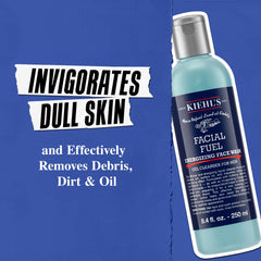 Kiehl's Facial Fuel, espuma limpiadora, limpieza efectiva de poros sin resecar.