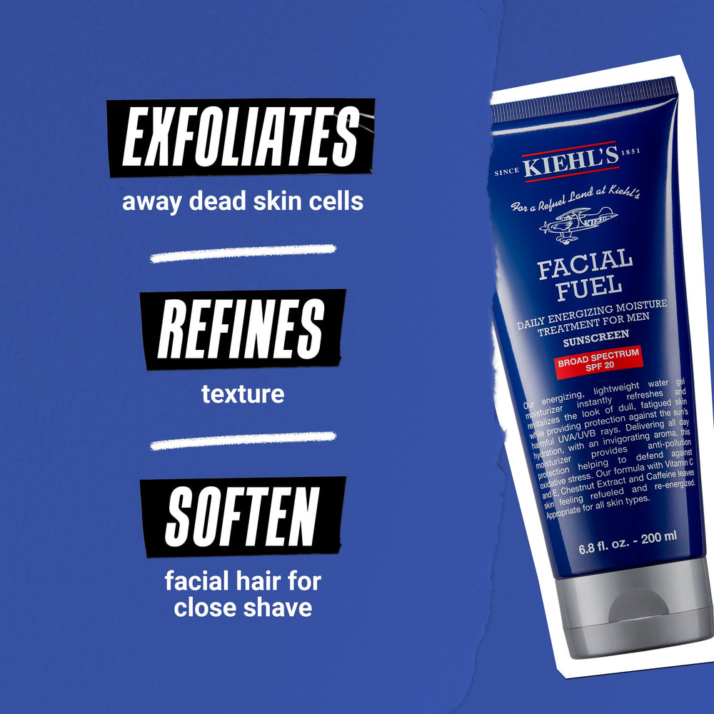 Kiehl's Facial Fuel texture non gras s'absorbe rapidement.