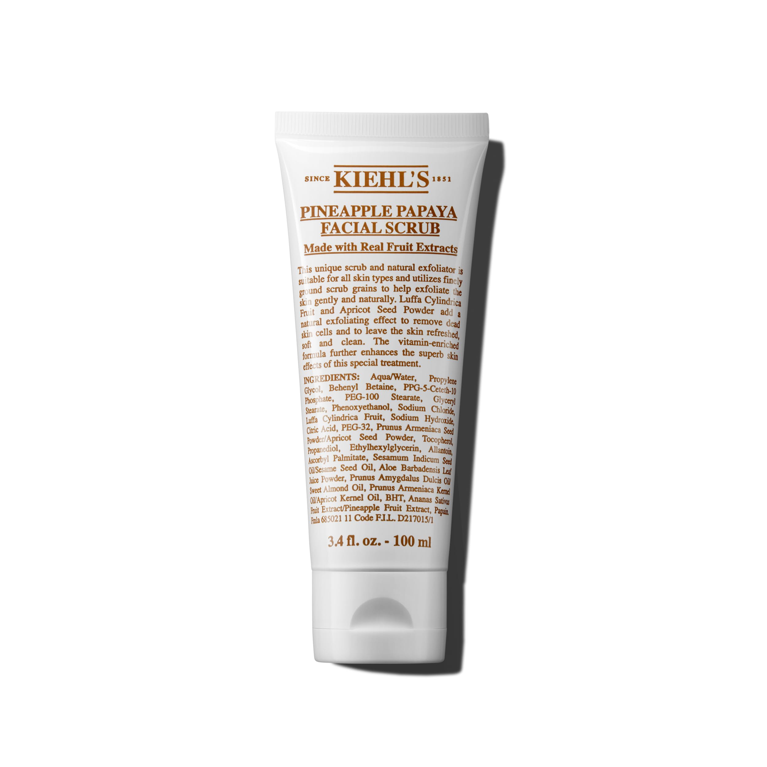 Kiehl's Gommage Visage Ananas Papaye avec grains exfoliants visibles