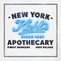 Uso post-afeitado con loción azul herbal de Kiehl's, calmante y refrescante.