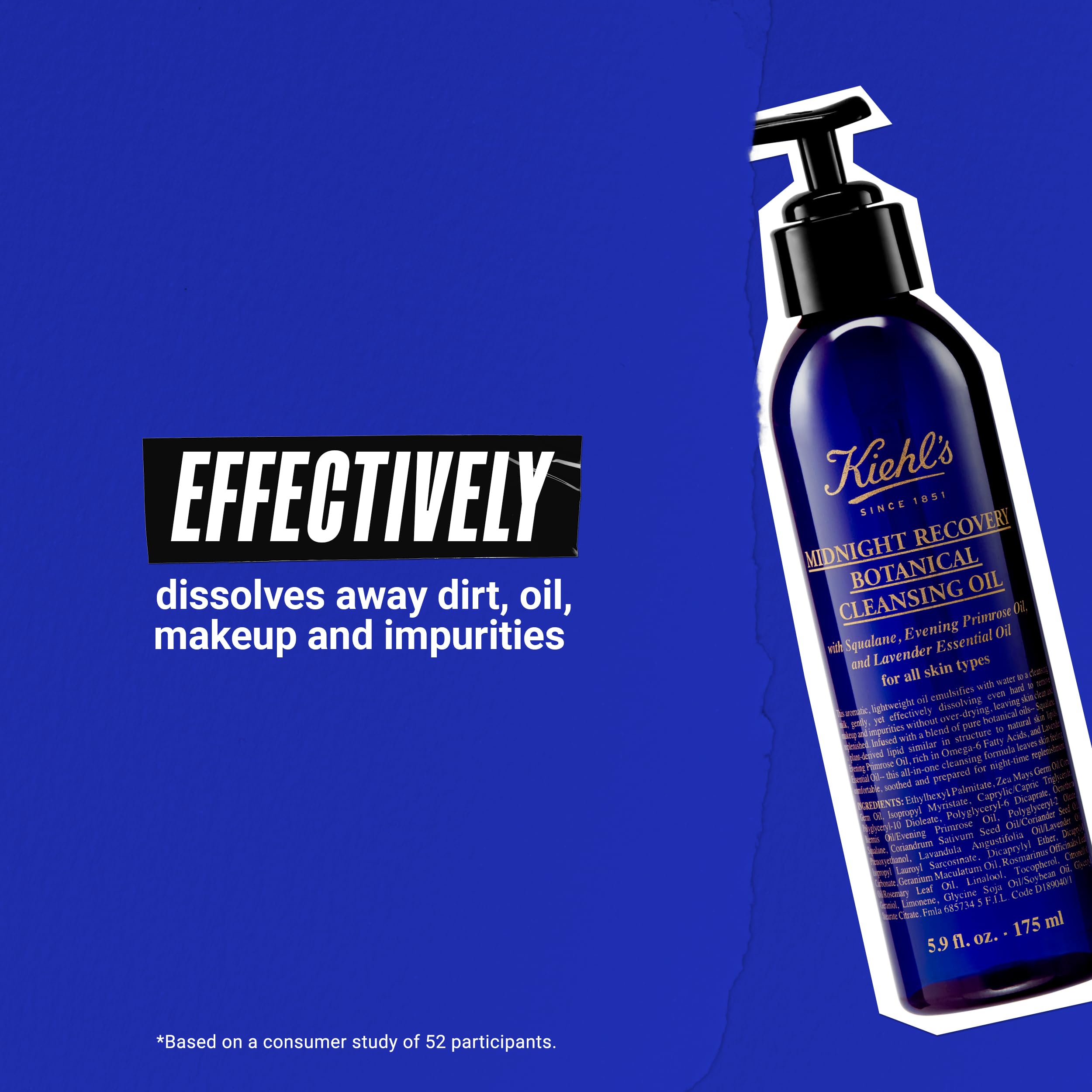 Kiehl's Midnight Recovery lavande-essentielle: apaise et parfume légèrement la peau.