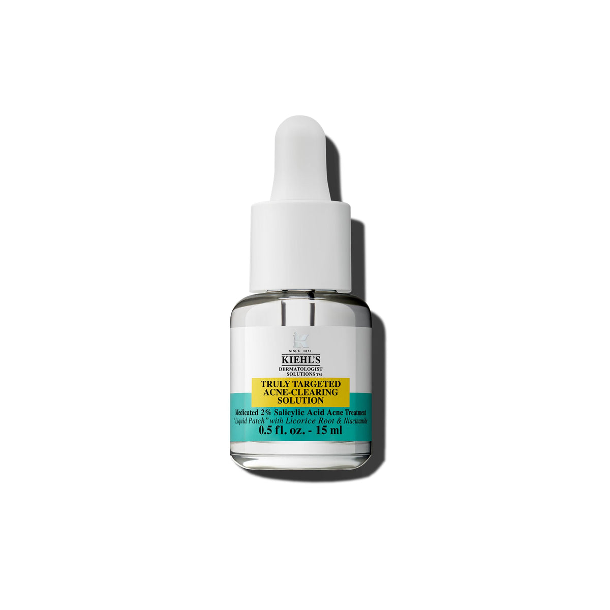 Parche acne Kiehl’s con dos por ciento ácido salicílico para reducir tamaño de imperfecciones.
