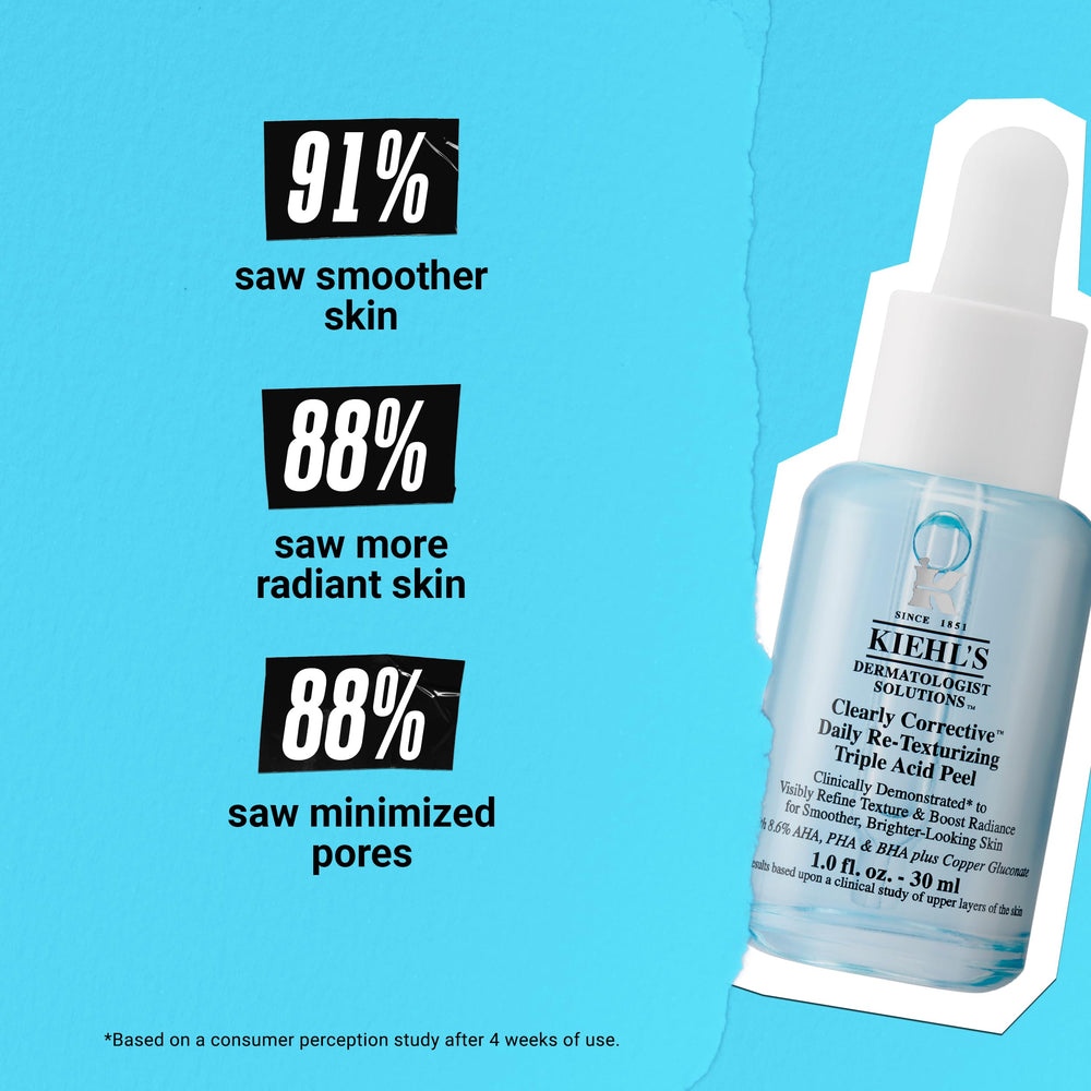Kiehl's Exfoliante triple ácido: uso diario recomendado