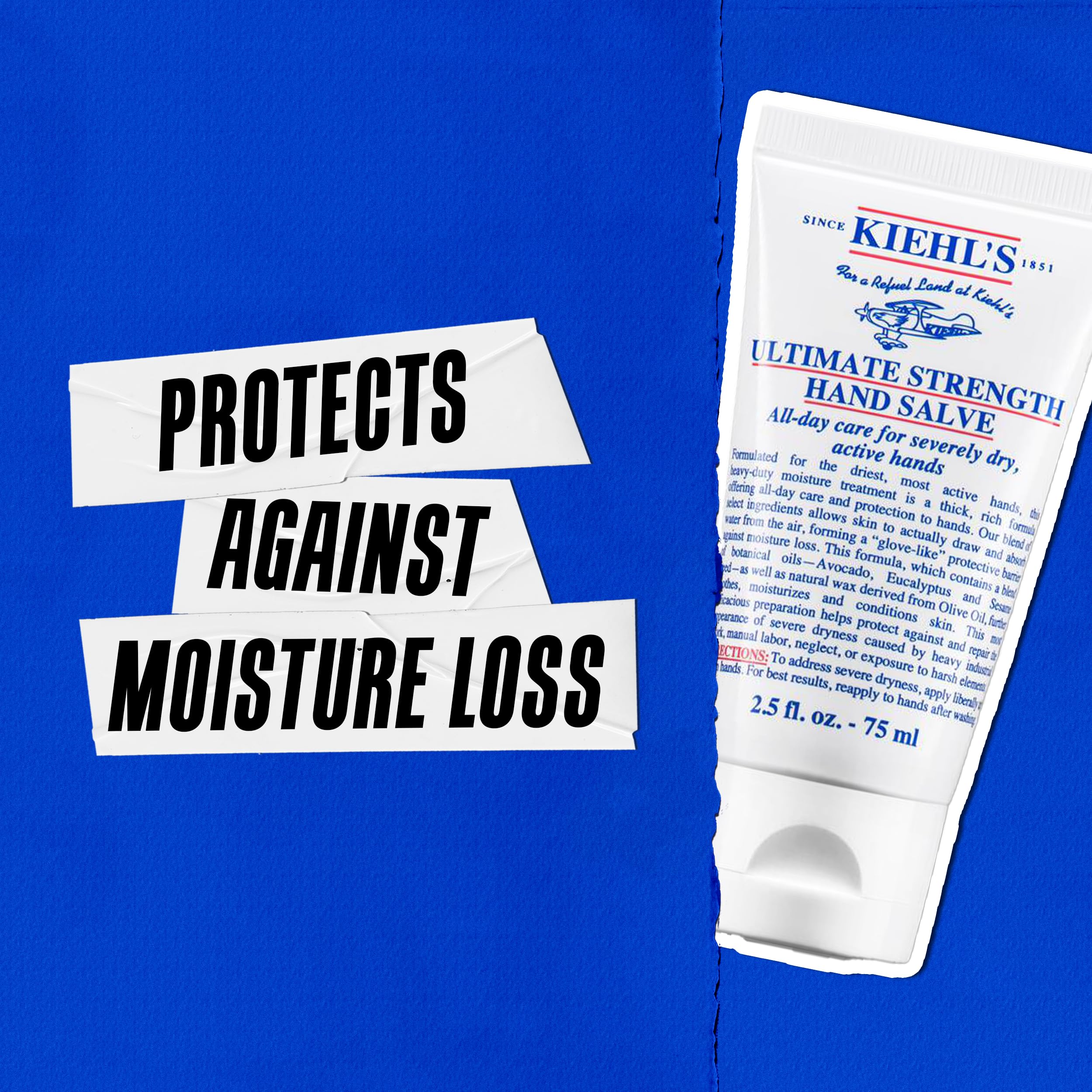 Kiehl's Ultimate Strength Hand Salve, aceite de aguacate para nutrición profunda de la piel.