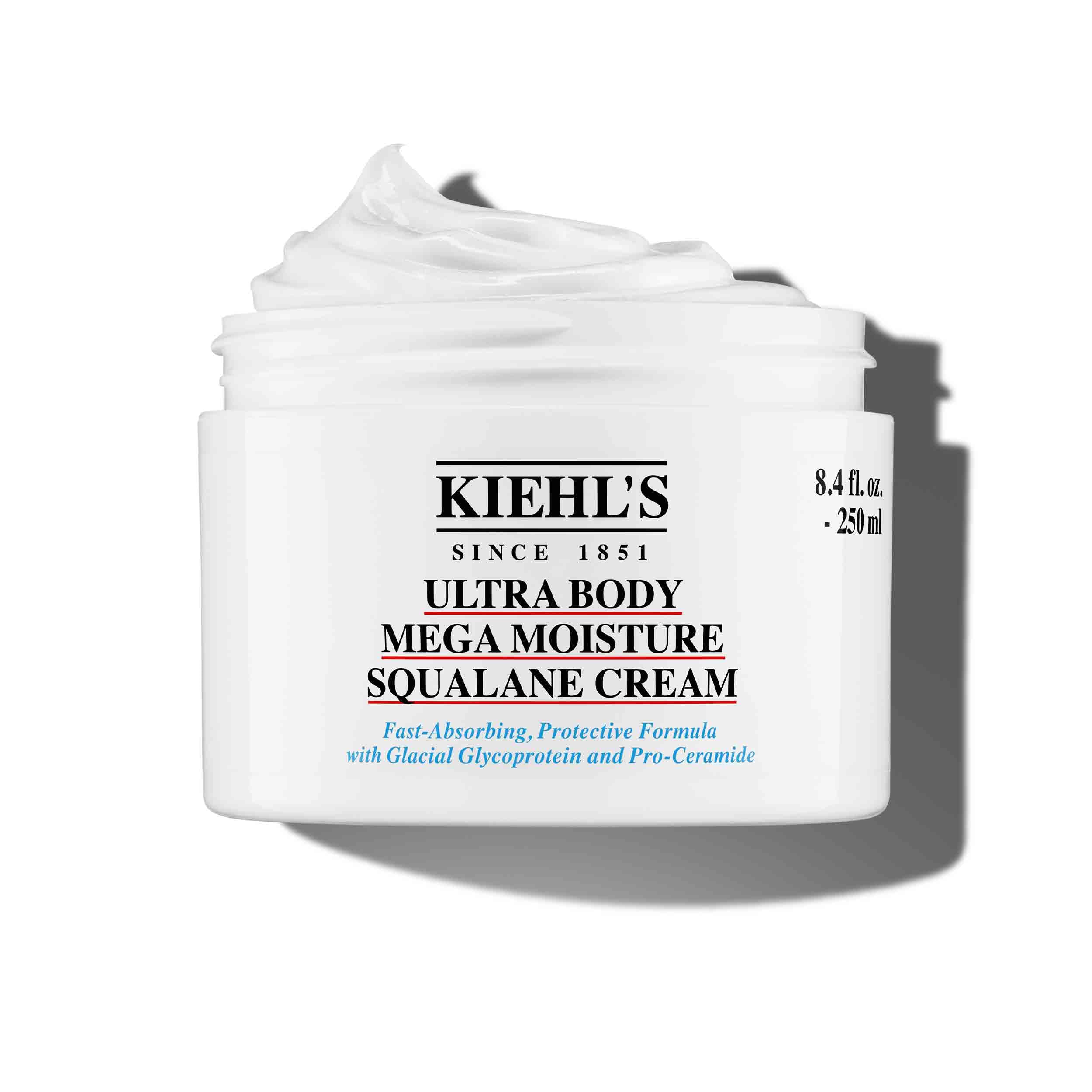 Kiehl's Ultra Body Barrier Repair Cream en bote, hidratación rápida.