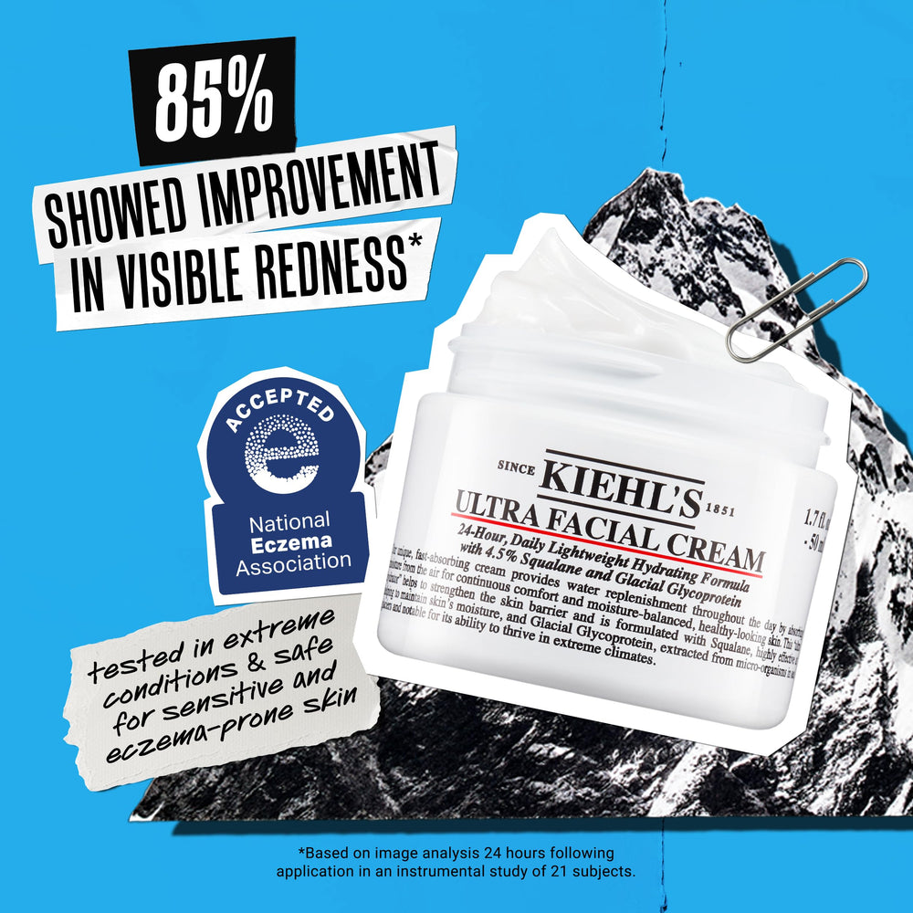 Kiehl's Ultra Facial Cream con escualano mejora la barrera de hidratación.