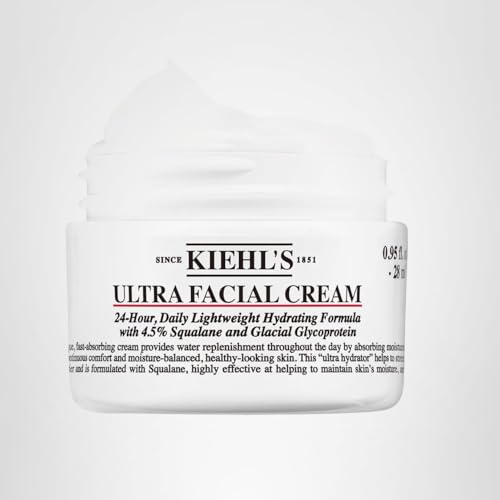Kiehl's Ultra Facial Cream ideal para rutinas matutinas y nocturnas.