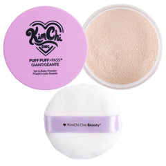 Kimchi Chic Puff Puff Pass gigante, empaque para retoques duraderos.