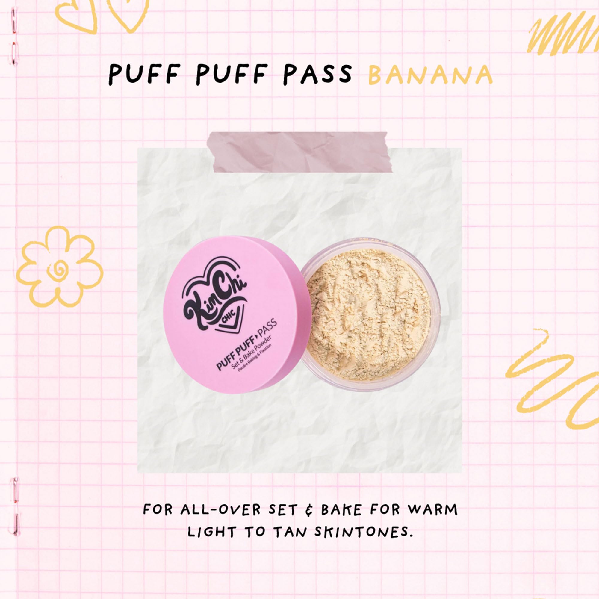 Kimchi Chic Setting powder application scene for long lasting matte look