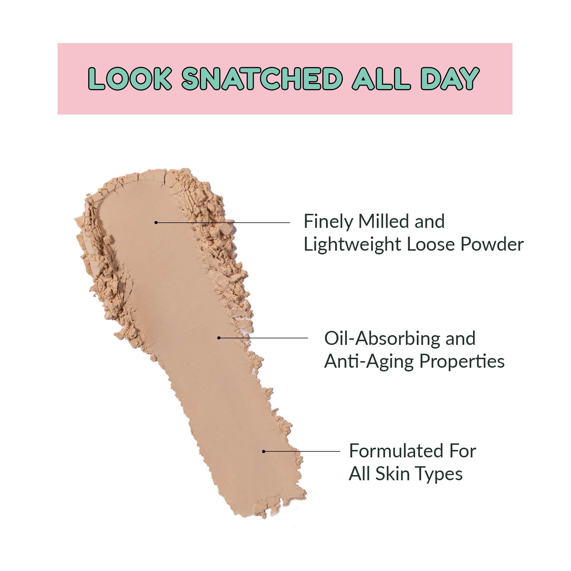 KimChiChic Peachy shade loose powder blends well with medium to tan skin.