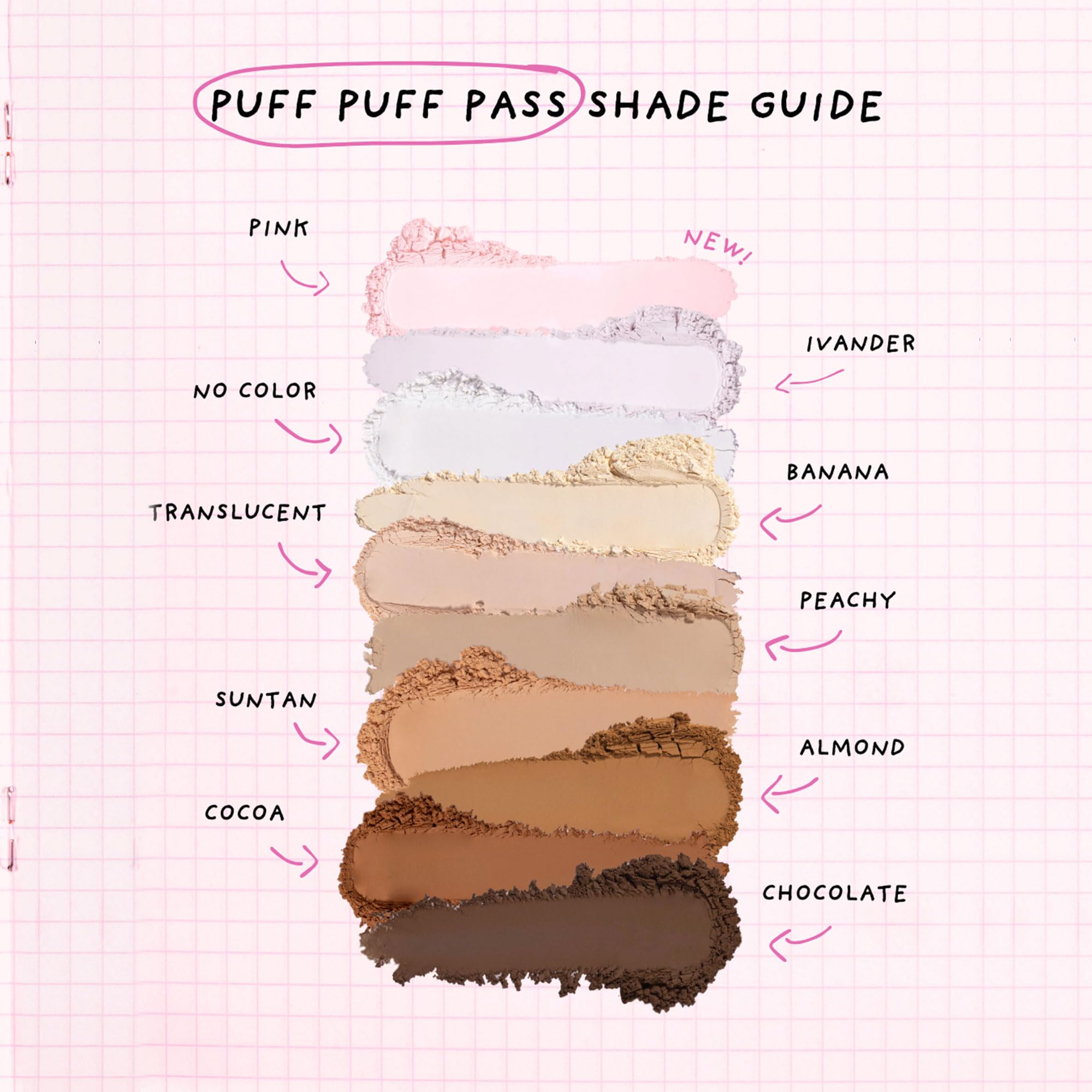 KimChiChic Peachy tone powder helps even skin tone for natural glow.